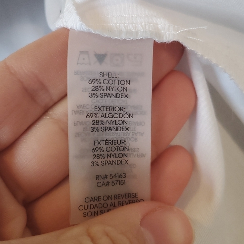 NWT Calvin KleinRoll sleeves top XL - Picture 5 of 8